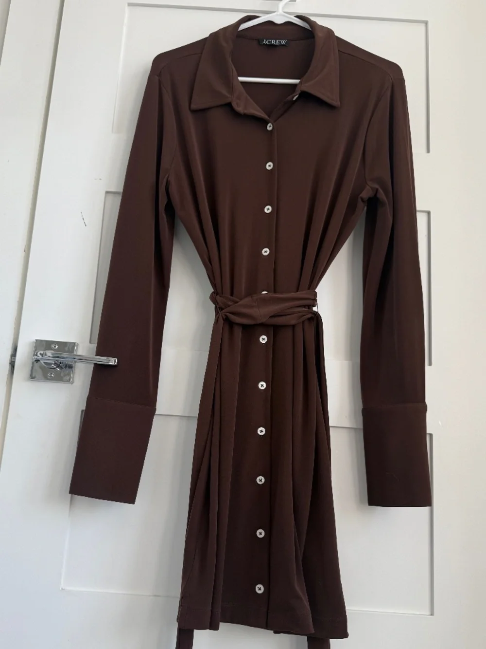 Buttondown shirt dress from J.Crew